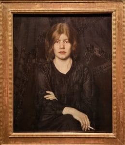 Bildnis einer Dame mit Zigarette (1904)