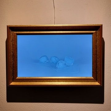 Videoinstallation Atem von Mavi Garcia bei der Ostrale Biennale 025