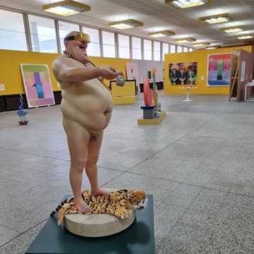 His Holiness des tschechischen Künstlers Daniel Paul bei der Ostrale Biennale 025