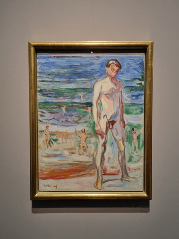 Edvard Munch, Jüngling am Meer (1908)
